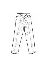 Coloring Trousers sketch template