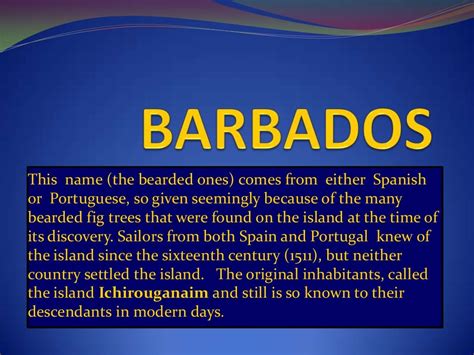 Barbados Essential Facts