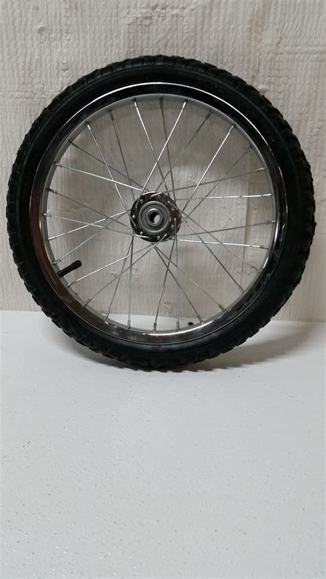 Marathon Tires Pneumatic Tire On Steel Spoked Wheel — 1 2in Bore 16 X
