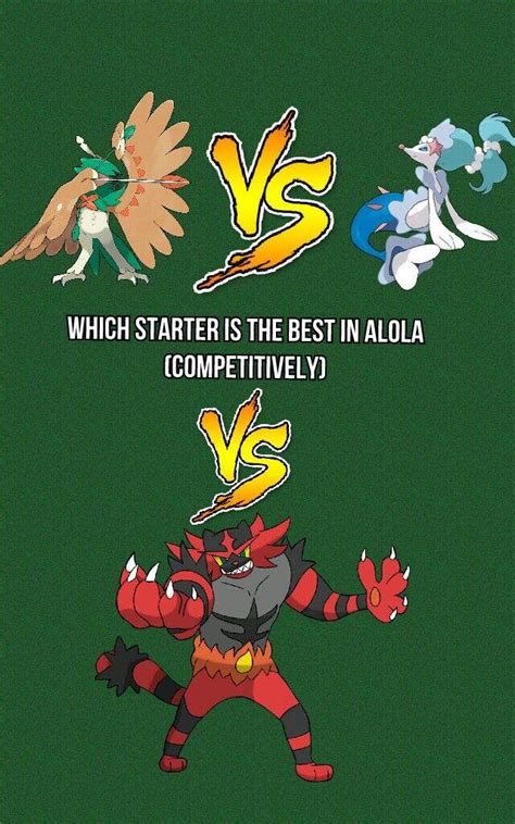 alola starter    competitively pokemon amino