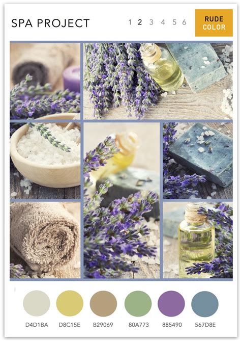 Spa Moodboard And Color Schemes 2 Aromatherapy Skin Care