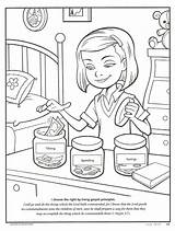 Tithing Paying Mite Widow Offeri Handout sketch template