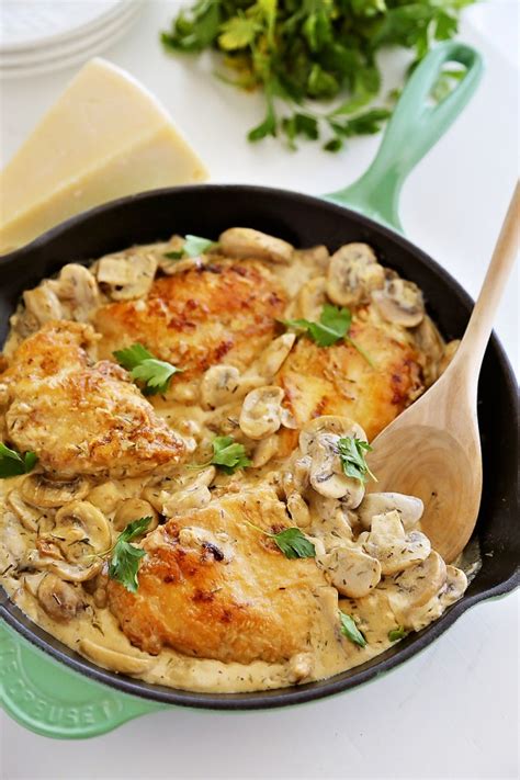 Creamy Chicken And Mushroom Skillet – The Comfort Of Cooking