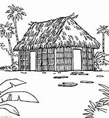 Gambar Adat Mewarnai Sketsa Pemandangan Papua Kartun Anak Joglo Diwarnai Desain Putih Terlengkap Inspirasi Betawi Hitam Gubuk Sawah Marimewarnai Colorluna sketch template