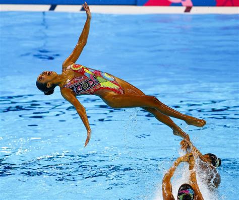 Así Fue La Espectacular Rutina Peruana De Natación Artística En Los