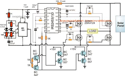 solar inverter circuit   ton ac