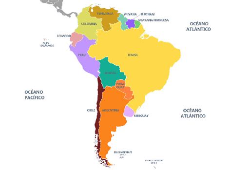 mapa de sudamerica  nombres imagui