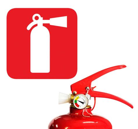 fire extinguisher sign sticker tenstickers