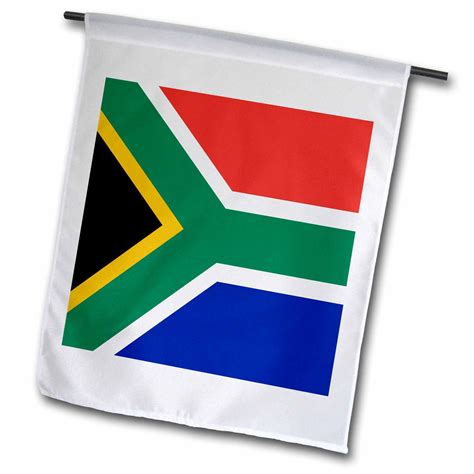 drose flag  south africa colorful red green blue black white