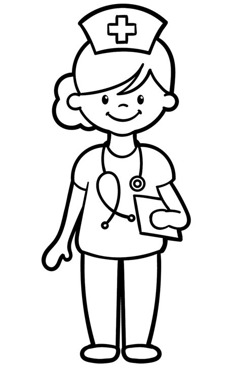 nurse coloring pages  printable coloring pages