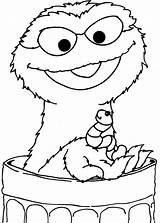 Sesame Street Coloring Pages Printable Kids Colouring Oscar Book Elmo Sheets Birthday Cartoon Color Grouch Printables Books Monster Print Cookie sketch template