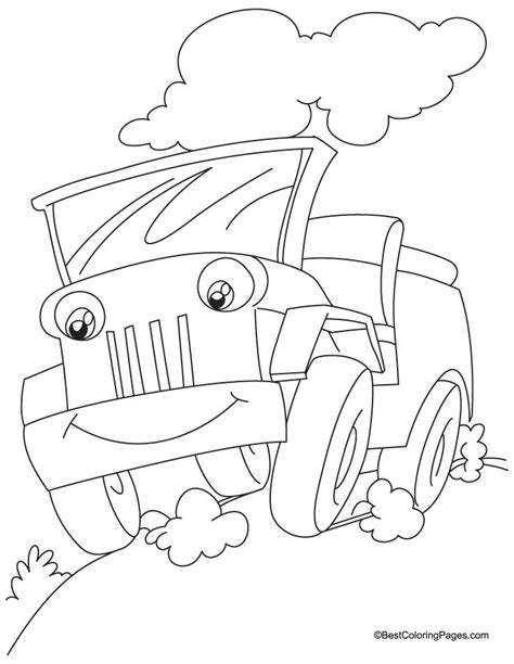 jeep coloring pages    jeep coloring pages  kids