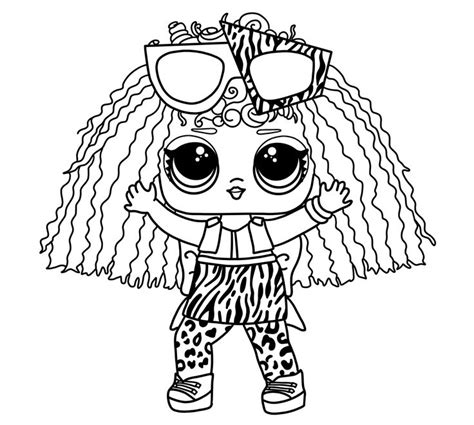 lol dolls coloring pages lol dolls coloring  kids