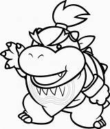 Bowser Jr Coloring Pages Uteer sketch template