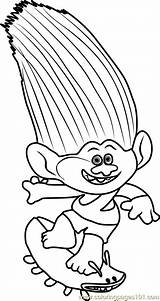 Trolls Coloring Pages Diamond Guy Aspen Template Dreamworks Colouring Printable Print Creek Sheets Coloringpages101 Color Getcolorings Kids 79kb 800px sketch template