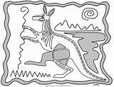Aboriginal Coloring Pages Ray Kids Fish Printable Australia Animal Indigenous Drawing Australian Animals Xray Color Worksheets Drawings Ps3 Worksheet Book sketch template