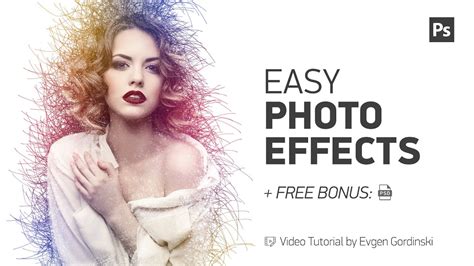 easy photoshop tutorials photo effects pic lard