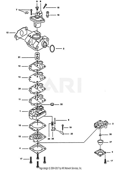 walbro carburetor wyl   parts diagram  wyl   parts list