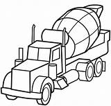 Coloring Construction Truck Pages Printable Getcolorings sketch template
