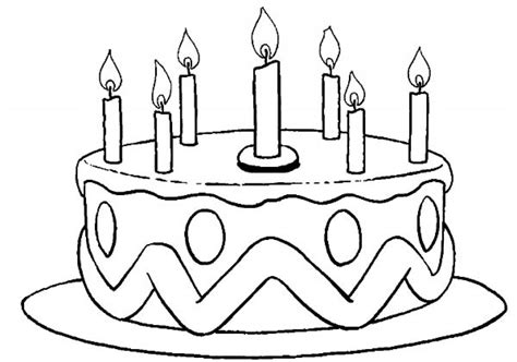 gambar big birthday cake coloring page  printable pages