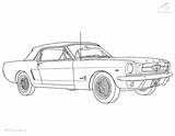 Mustang Coloring Pages Car Muscle Ford Cars 1967 Vehicle Mustangs Classic Sheets Drawing Color Pontiac Gto Rod Coloringtop Print Colouring sketch template