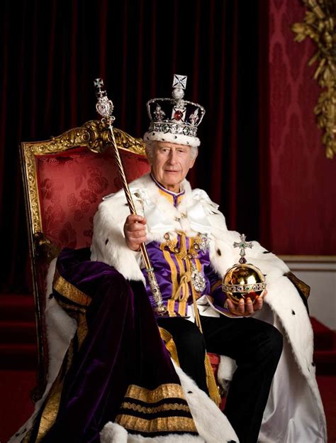 king charles  queen camilla official coronation portraits revealed