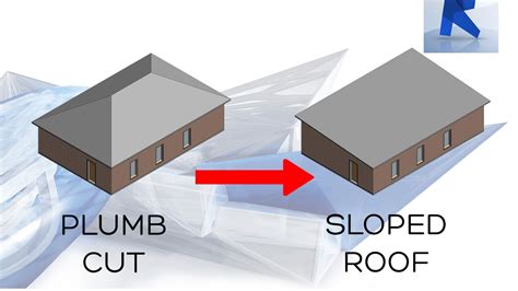 revit  sloped roof create  easy