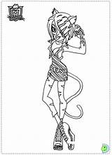Monster High Coloring Dinokids Pages Dolls Print Close sketch template