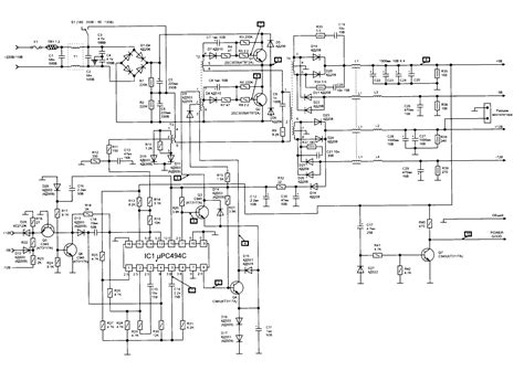 computer smps circuit diagram
