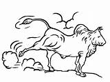 Mewarnai Stier Banteng Bison Realistic Riding Rumput Popular Liar Getdrawings Ujung Coloringhome sketch template