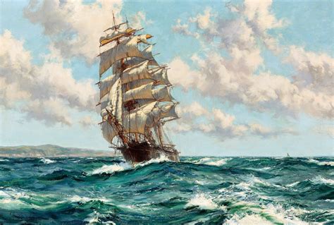 tvorchestvo montague dawson ship art sailing ships boat painting
