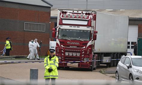 truck death victims  uk    china