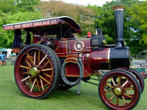 steam traction engine  beautiful vintage steam traction  flickr