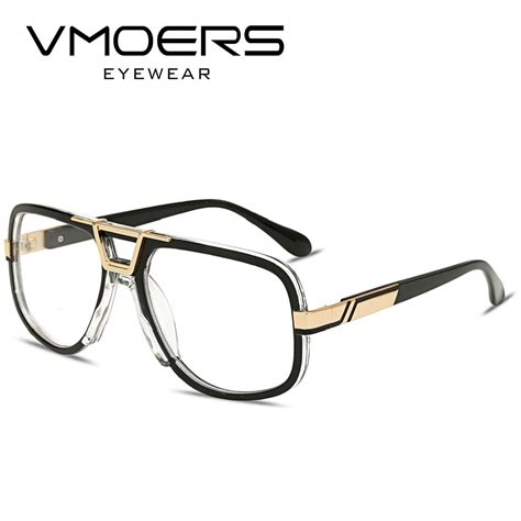 vmoers square luxury eyewear frames aviator style clear optical myopia