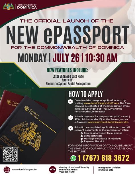 Dominica To Launch E Passport Today Wic News