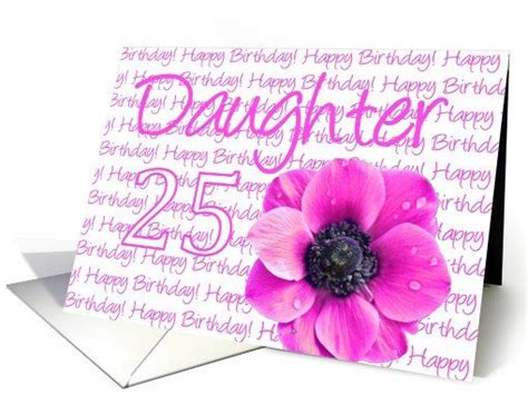 birthday  daughter pink anemone card birthdays pink