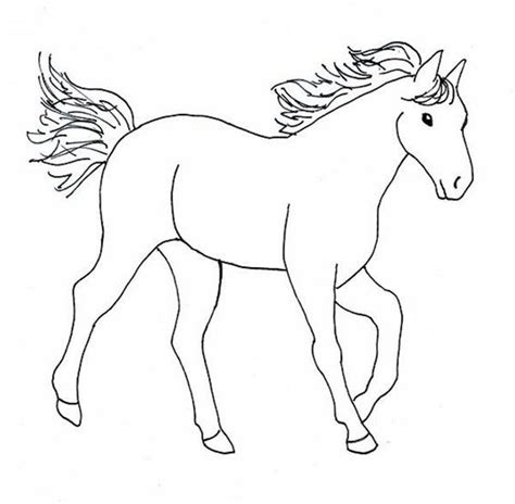 horse template animal templates horse coloring pages horse