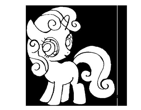 sweetie belle coloring page coloringcrewcom