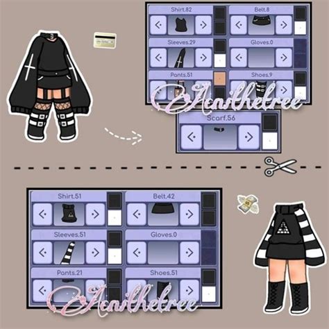 outfits gacha life character outfits club outfit ideas bad girl outfits