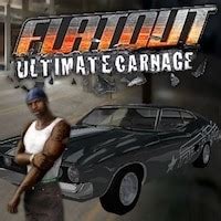 create meme flatout ultimate carnage logo flatout  ultimate carnage cover flatout ultimate