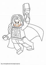 Lego Avengers Coloring Pages Getcolorings Printable Print Color sketch template