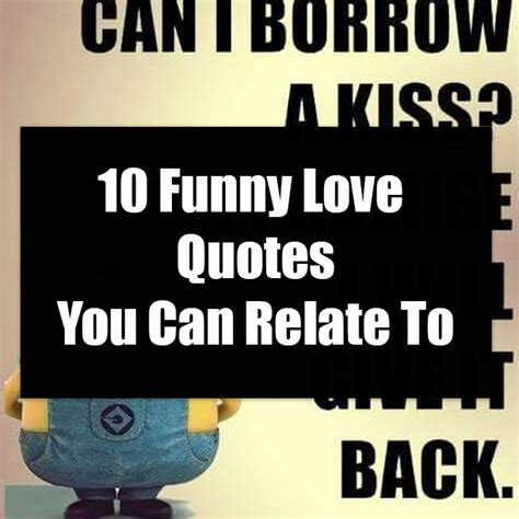 10 funny love quotes you can relate to
