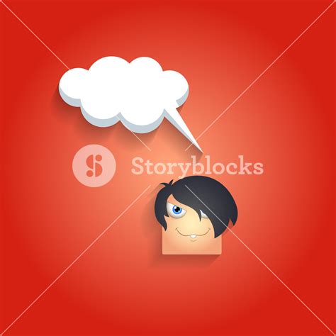 Naughty Smile With Talk Bubble Royalty Free Stock Image Storyblocks