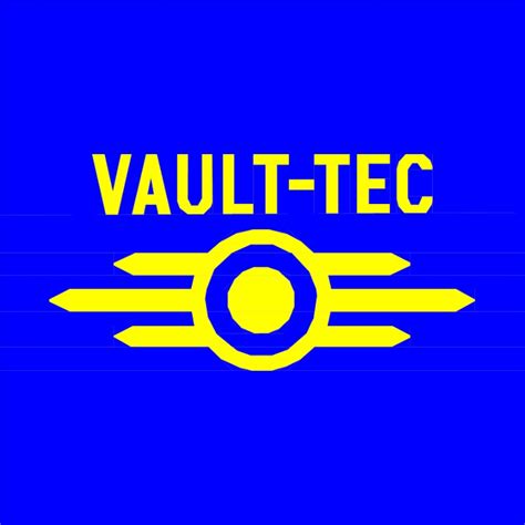 vault tec logo  fallout  textillia