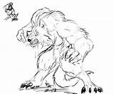 Coloring Van Helsing Werewolf Drawing Face Drawings 500px 08kb Getdrawings sketch template