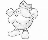 King Coloring Bomb Mario Pages Bob Omb Template sketch template