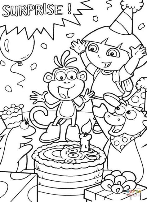 surprise coloring page  printable coloring pages