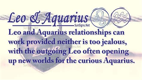 Leo Aquarius Love Compatibility Sunsigns Net Zodiac Compatibility