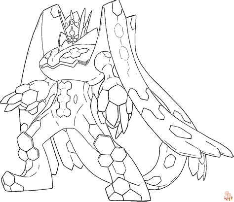 pokemon zygarde coloring pages pokemon drawing easy  xxx hot girl