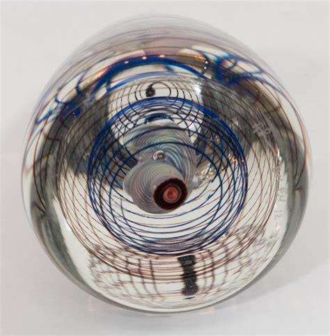 Henry Summa Art Glass Paperweight At 1stdibs